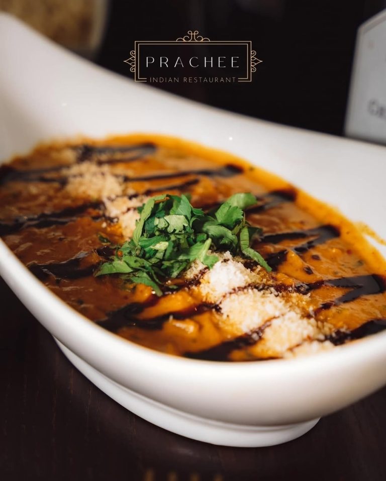 Indian curry at Prachee Chichester