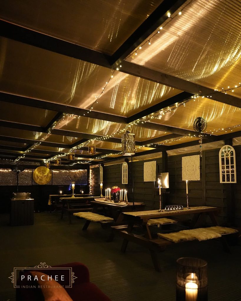 Indian Restaurant in Chichester with garden